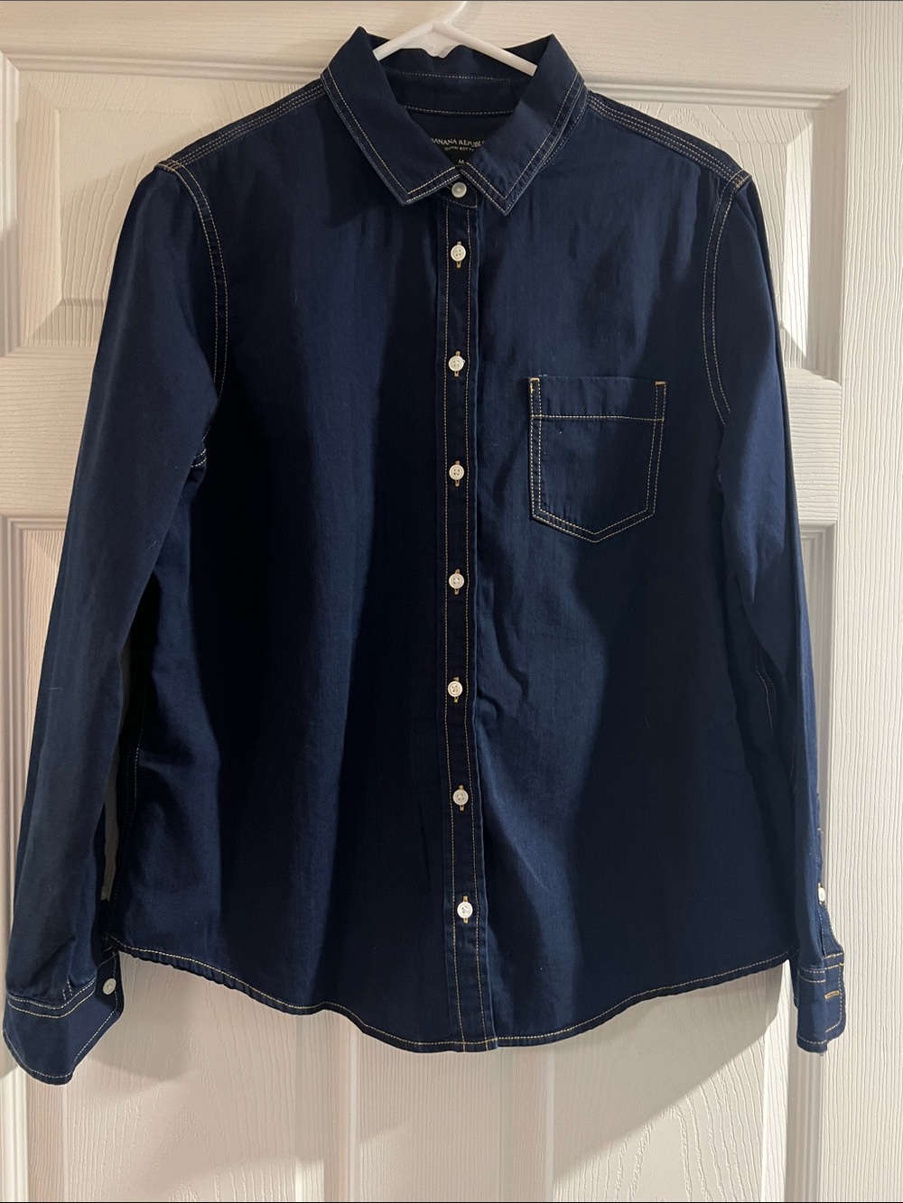 Banana Republic Dark Navy Button-Down Shirt